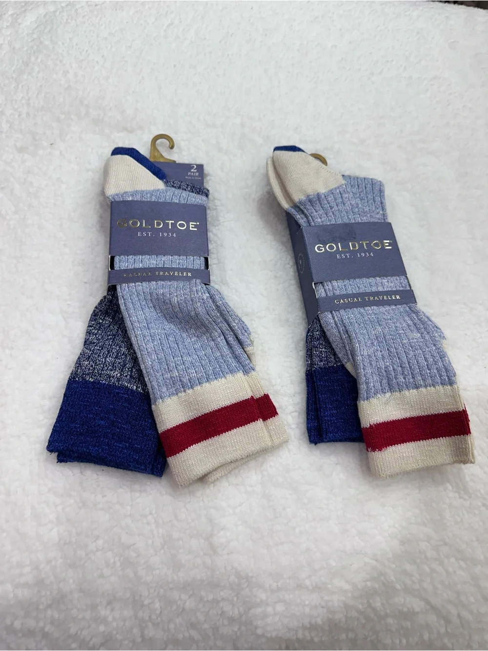 Gold Toe Casual Traveler Men's Crew Socks